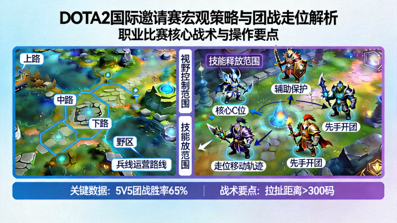 DOTA2国际邀请赛宏观策略与团战走位解析画面