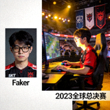 职业选手Faker头像与赛场状态图